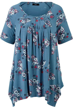 bonprix Zipfel-Longshirt, kurzarm