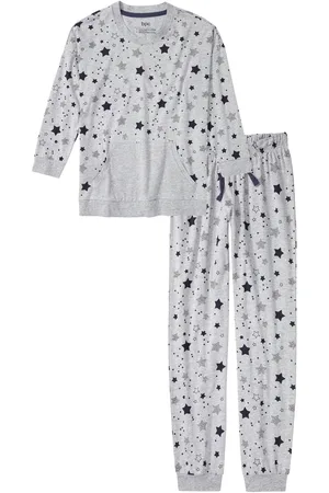 bonprix Pyjama aus Bio-Baumwolle