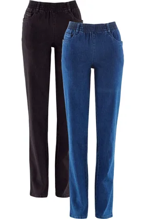 bonprix Straight Jeans, Mid Waist (2er Pack)