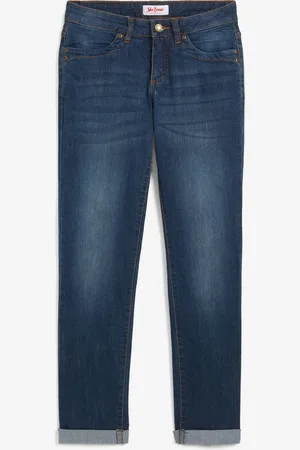 bonprix Straight Jeans Mid Waist, Stretch