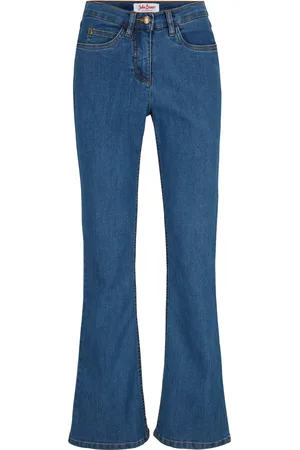 bonprix Bootcut Jeans Mid Waist, Stretch
