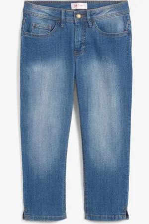 bonprix Slim Fit Jeans Mid Waist, cropped