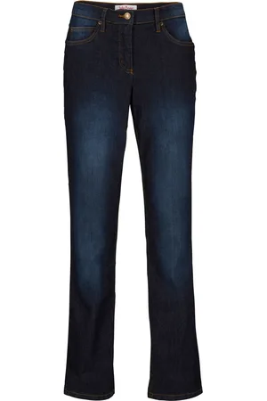 bonprix Straight Jeans High Waist, Stretch