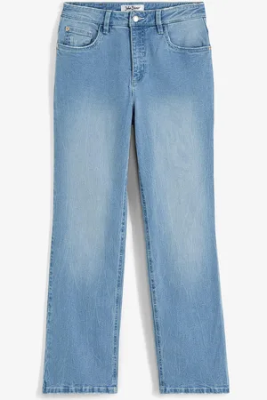 bonprix Straight-Jeans, High Waist, Stretch