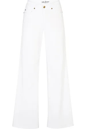 bonprix Wide-Leg-Jeans, Mid Waist, Stretch