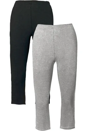 bonprix Schmal geschnittene Capri-Leggings (2er Pack)