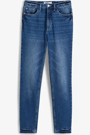 bonprix Straight Jeans High Waist, Low Stretch