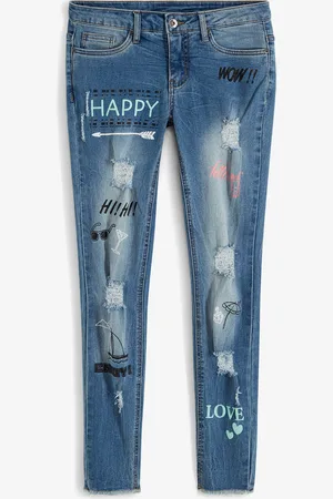bonprix Skinny Jeans Mid Waist