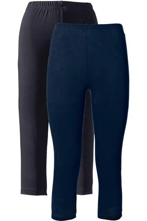 bonprix Schmal geschnittene Capri-Leggings (2er Pack)