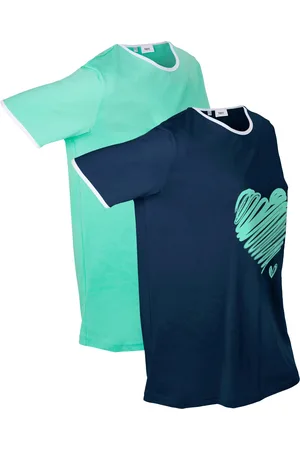 bonprix Longshirt 2er Pack, kurzarm