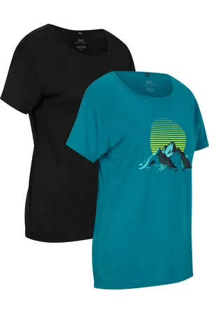bonprix Funktionsshirt, schnelltrocknend, 2er-Pack