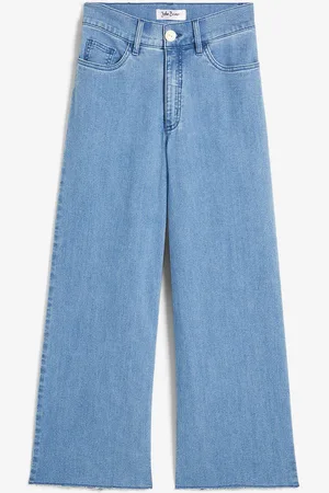 bonprix Wide-Leg-Jeans, High Waist, cropped