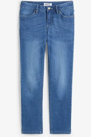 bonprix Komfort-Stretch-7/8-Jeans mit Schlitz