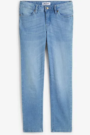 bonprix Komfort-Stretch-7/8-Jeans mit Schlitz