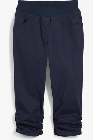 bonprix Capri-Hose aus Baumwoll-Mix mit Bequembund