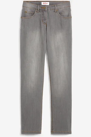 bonprix Straight Jeans High Waist, Stretch