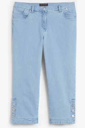 bonprix Capri Jeans Mid Waist