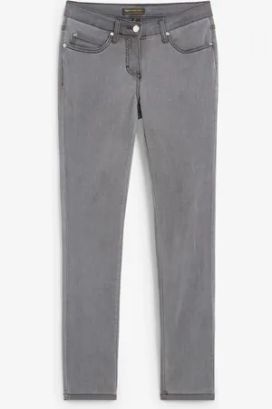 bonprix Slim-Fit-Jeans Mid Waist, Super Stretch