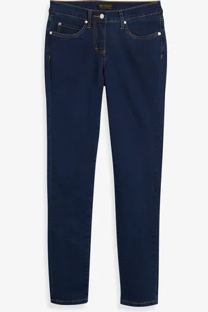 bonprix Slim-Fit-Jeans Mid Waist, Super Stretch