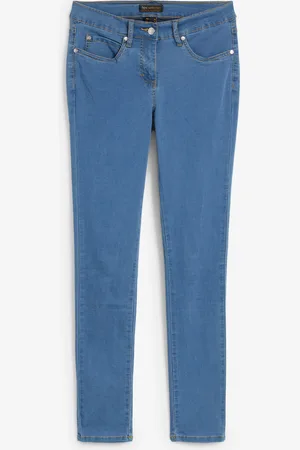 bonprix Slim-Fit-Jeans Mid Waist, Super Stretch