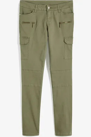 bonprix Cargohose aus elastischem Baumwoll-Mix