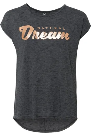 bonprix Longshirt mit hervorgehobener Schrift
