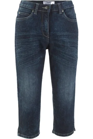 bonprix Straight Jeans, Mid Waist, Stretch