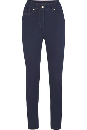 bonprix Slim-Fit-Jeans Mid Waist, Bequembund
