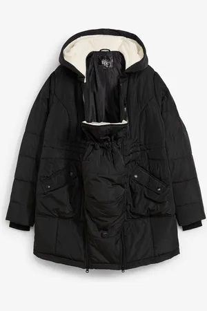 bonprix Gefütterte Umstandsjacke mit Baby-Einsatz