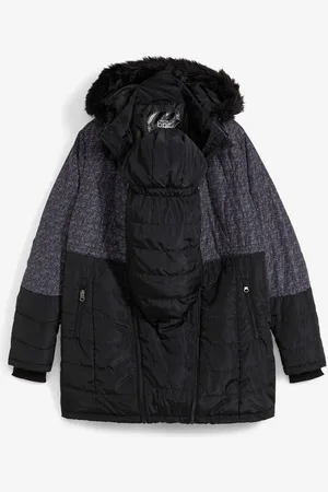 bonprix Wattierte 3-in-1 Umstandsjacke und Tragejacke