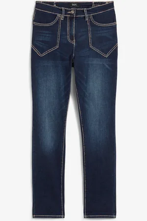 bonprix Straight-Jeans High Waist, Stretch