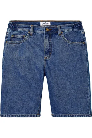 bonprix Jeans-Bermuda mit seitlichem Dehnbund, Classic Fit