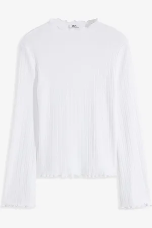 bonprix Geripptes Langarmshirt
