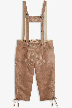 bonprix Regular Fit Trachtenhose aus Lederimitat
