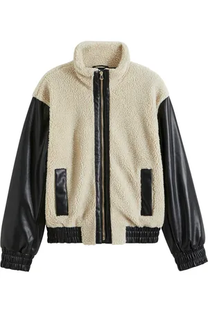bonprix Jacke im Materialmix