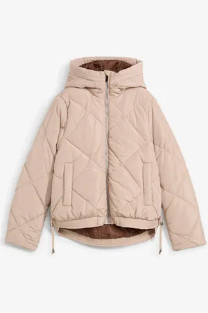 bonprix Kurze Steppjacke mit Futter in Kontrastfarbe
