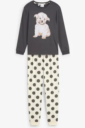 bonprix Mädchen Pyjama mit Bio-Baumwolle (2-tlg. Set)