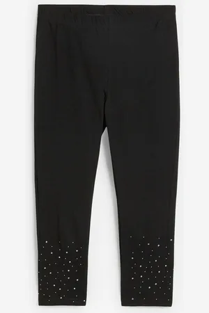 bonprix Capri-Leggings mit Glitzersteinen