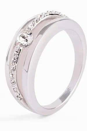 bonprix Ring veredelt mit Glaskristallen