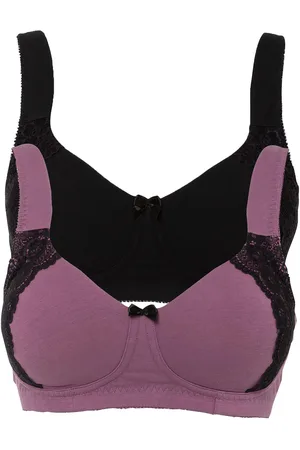 bonprix Minimizer-BH ohne Bügel mit Bio-Baumwolle (2er Pack)