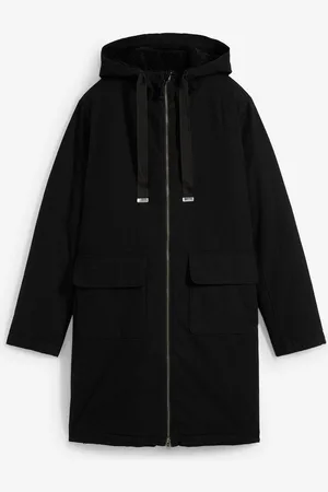 bonprix Warm wattierter Winterparka mit Teddyfutter in Kapuze