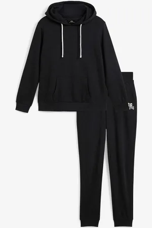 bonprix Jogginganzug mit Baumwolle (2-tlg.Set)