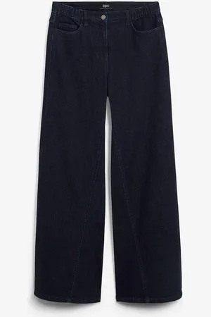 bonprix Wide-Leg-Jeans High Waist, Bequembund