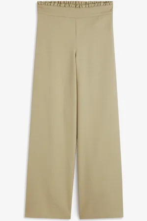 bonprix Marlenehose in Leinenoptik mit elastischem Bund