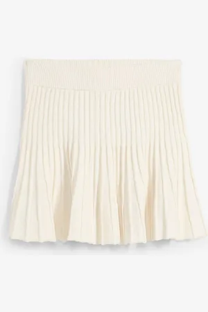 bonprix Mini Strickrock mit Faltenoptik