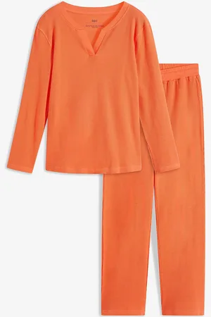 bonprix Pyjama aus Waffeljersey