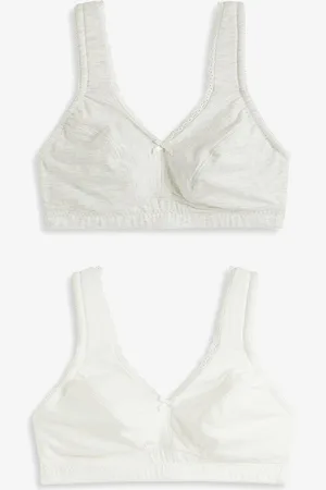 bonprix Minimizer-BH ohne Bügel mit Bio-Baumwolle (2er Pack)
