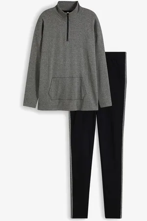 bonprix Loungewear Sweat Hausanzug mit Leggings