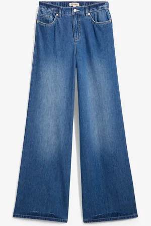 bonprix Wide-Leg-Jeans, High Waist, Full Length Bequembund