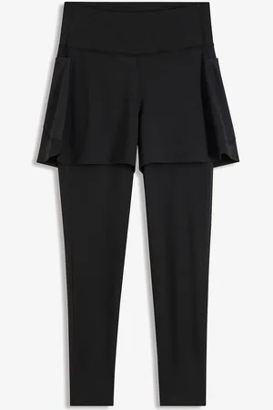 bonprix Sport-Leggings mit Shorts und Handytasche aus Mesh